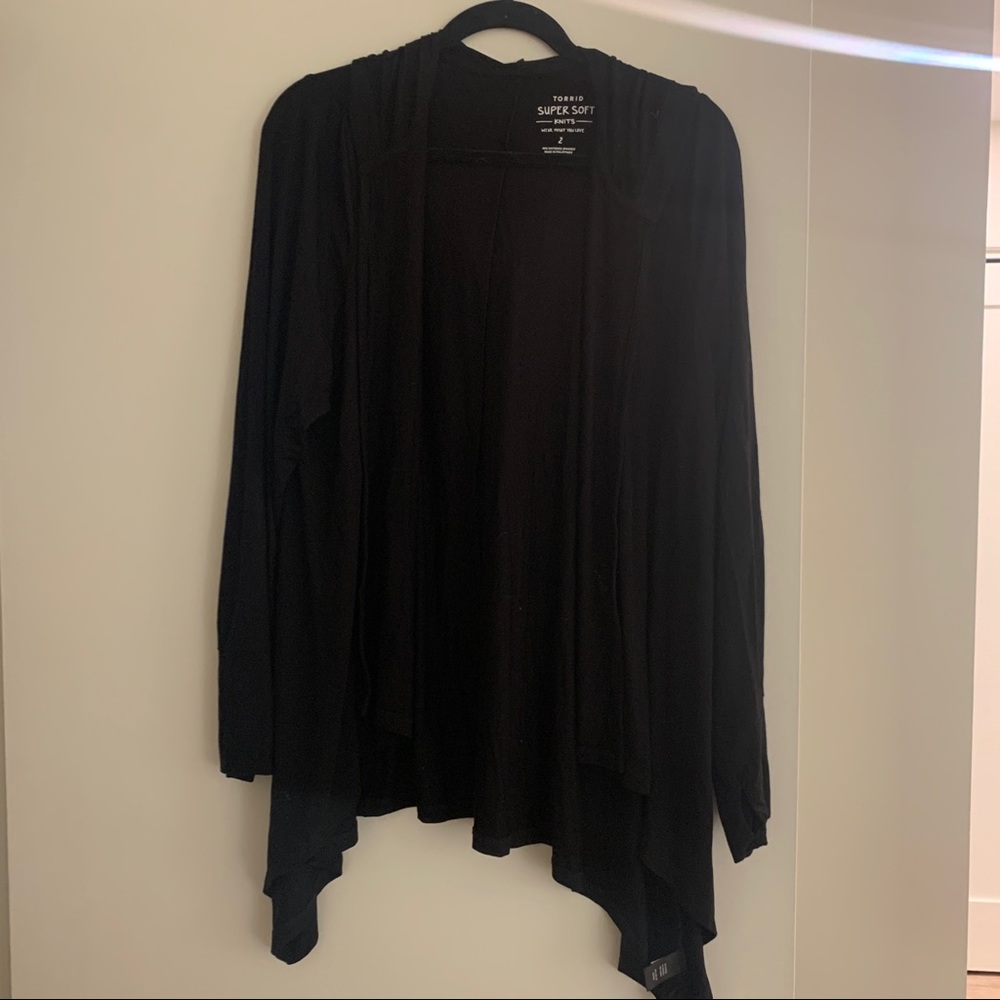 Torrid Super Soft Draped Hoodie Cardigan 2X
